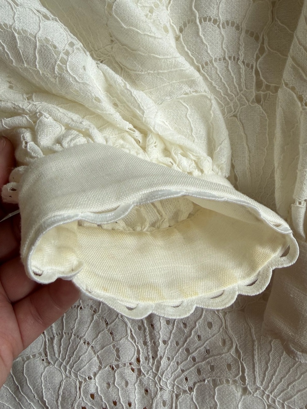 White Lace Acler Cookes Blouse - Picture 7 of 10